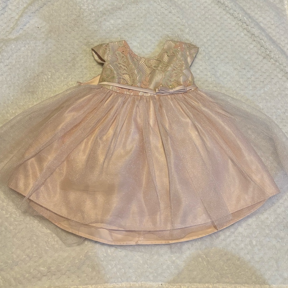 Elegant Pink Baby Dress